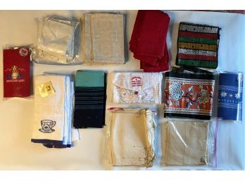 Napkins, Table Runners & Kitchen Towels,  Mostly Unused