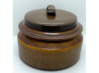 Vintage Stoneware Covered Casserole Dish Tureen