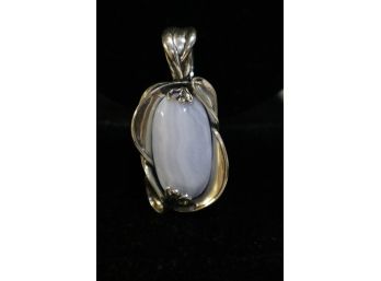 925 Sterling Silver With Light Purple Stone Pendant By Carolyn Pollack Relios Inc.