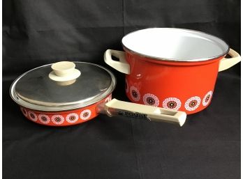 Rare Royal Glazed Steel Cookware