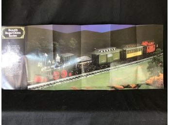 Jim Beam Whiskey Decanter Train, Tracks And Custom Case (photos Don't Do It Justice!)