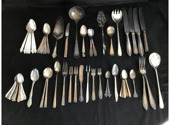 Assorted Lot Of Silverplate - More Than 50 Pieces
