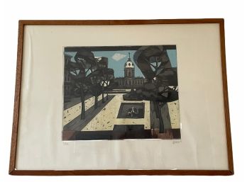 Rolf Curt 1958 Signed & Numbered Print, Charlottenburg Palace, Berlin