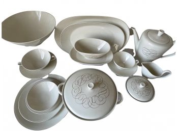 54 Pieces Of Rosenthal China. Service For 8 Plus Serving Pieces. See Description For Details.