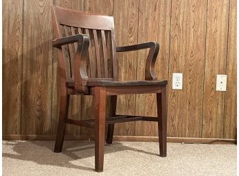 Claims Antique Library Chair