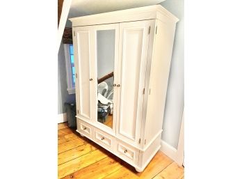 Pottery Barn Chelsea Armoire, Simply White