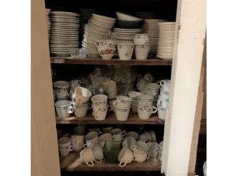 A Closet Full Of Parish Hall Dishware