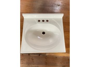 A White 17 X 19 Sink- 2 Of 2
