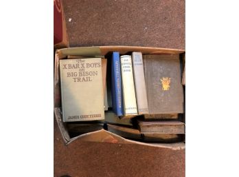 A Set Of 2 Boxes Of Old Books