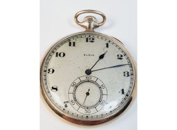 Antique ELGIN Pocket Watch - 12 Size  /  17 Jewels  /  Model 3    Grade 384 - Working