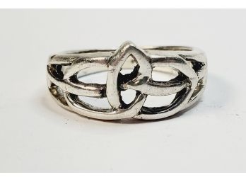 Vintage Sterling Silver Celtic Knot Ring