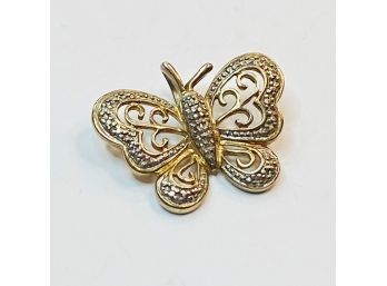 Stirling Silver Butterfly Pendent