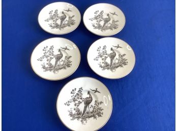 Royal Worcester Fine China Bird Decorated Dishes