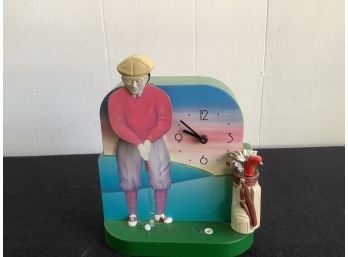 Golfer Clock
