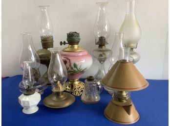 Oil Lamp Lot