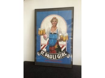 St. Paul Girl Beer Advertisement Poster