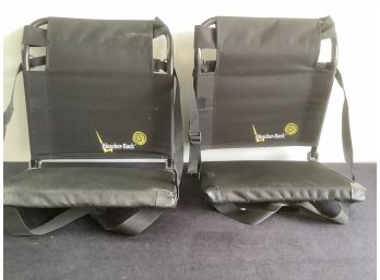Bleacher Back Portable Seats Lot Of 2