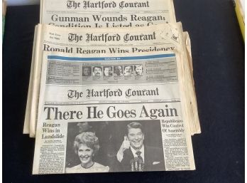 Reagan Newspaper Lot