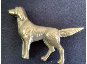 Brass Dog Figure