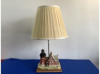 Light House Lamp With White Shade
