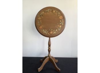 Circular Hinged Side Table