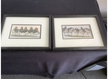 'The Big Boys' And 'the Bully Boys' Signed Art Of Birds Lot Of 2