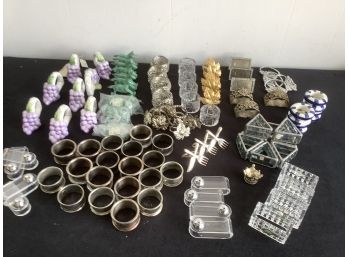 High End Mixed Napkin Ring Lot