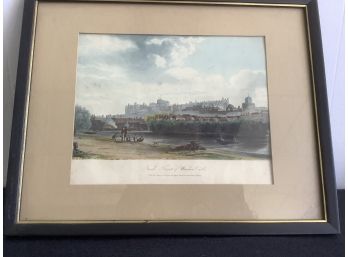 Early North Front Of Windsor Castle Print