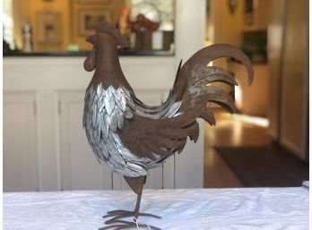 Tin Art Rooster (2)