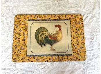 Four 'Jason' Rooster Placemats