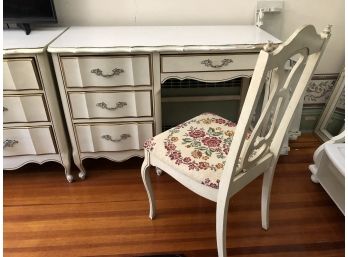 French Provincial Desk And Chair