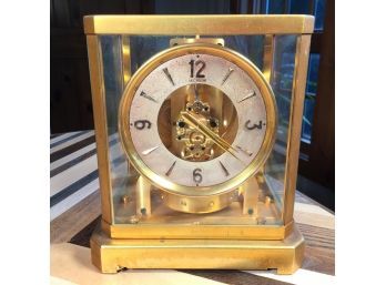 Vintage JAEGER LeCOULTRE Atmos Clock - Needs Some Cosmetic Work - Does Seem To Work / Run - Nice Vintage Piece