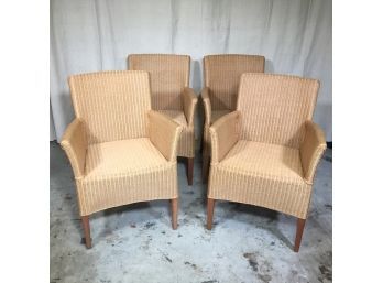 Incredible Set Of 4 LLOYD LOOM Chairs - Paid $445 EACH ! - Great Condition - Little Wear - All Are Marked