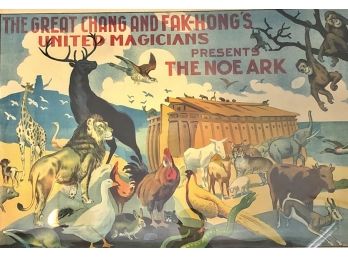 The Great Chang And Fak-Hanas United Magicions Noes Ark Poster- Framed