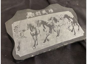 Horse Sleight Plaque