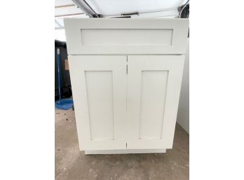 A White 'Magnolia Home Furnishing' 2 Door Base Cabinet - 2 Of 2