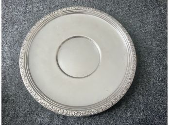 Sterling Silver 10 Inch Sandwich Plate Made By Empire
