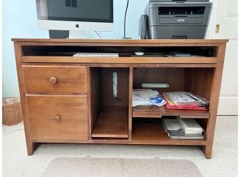 Ethan Allen Computer Desk With File Case Drawer (contents Not Included)