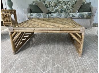 Calif Asia And Cartel Rattan Coffee Table
