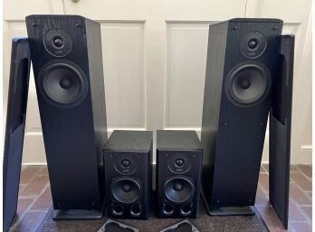 Collection Of Polk Audio Speakers Including RT3