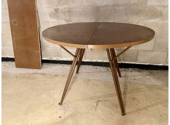 Mid Century Dining Table With Extension Leaf
