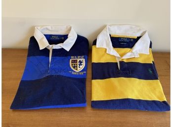 Two Classic Polo Rugby Heavy Cloth Shirts