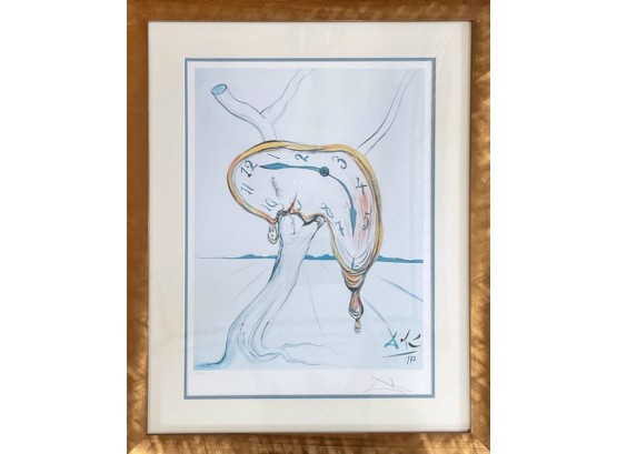Salvador Dali 'tearful Soft Watch' Limited Edition Lithograph