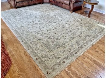 Shaw Oriental Wool Fringed Area Rug With Pad