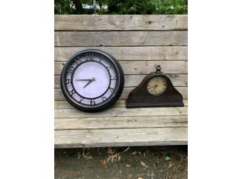 Pair Of Vintage Inspired Clocks