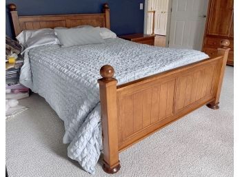 Bellini Solid Wood Full Size Cannonball  Bed