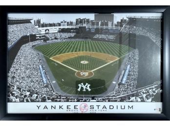 Vintage Yankee Stadium Bronx NY Framed Poster