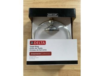 Delta Greenwich Collection Chrome Towel Ring For Bathroom