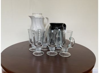 Glass Coffee Mugs And Thermal Pitchers