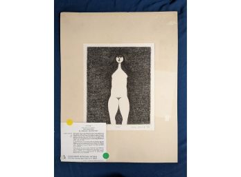 Gregory Masurovsky Associated American Artists Limited Edition Lithograph 'Nude' 1967